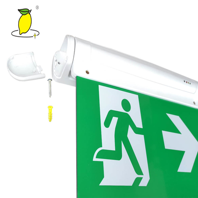 China  Factory Manufacture plastic emergency green exit sign lights big sale 2019