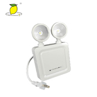 Rotatable Twin Spot Emergency Light , Withe Plastic LED Emergency Light