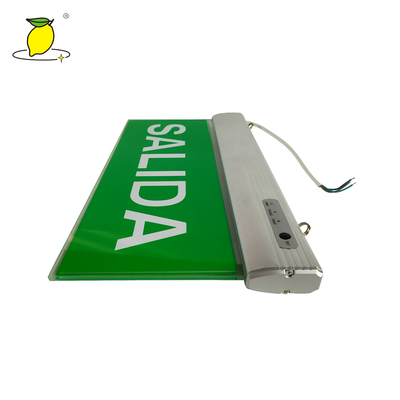 Rechargeable emergency sign emergency exit sign box emergency fire exit sign