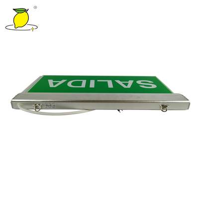 Rechargeable emergency sign emergency exit sign box emergency fire exit sign