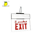 Professional LED Exit Sign With Emergency Lights CE ROHS Certificated