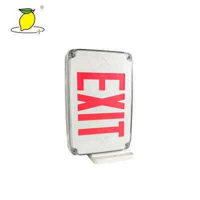 ABS + PC Safety Waterproof LED Emergency Exit Sign Light Charge Time 24 Hours