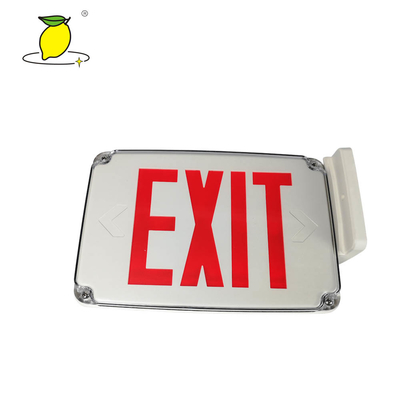 ABS + PC Safety Waterproof LED Emergency Exit Sign Light Charge Time 24 Hours