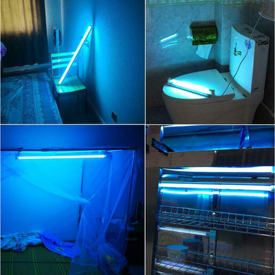 Home 6W 8W Blue UVC Germicidal Lamp Ozone Ultraviolet Disinfection Tube