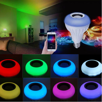 RGB E27 Wireless Led Rotating Disco Ball Light Sound Control Mode