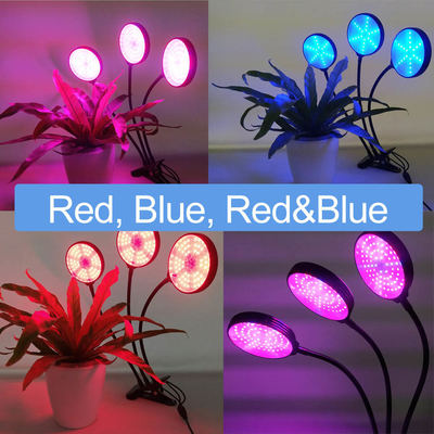 -20℃ 4H 3 Heads USB Phyto Led Plant Growth Light