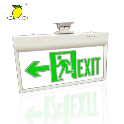 ABS Frame Engraved Pattern 50hz LED Emergency Exit Sign