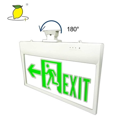 ABS Frame Engraved Pattern 50hz LED Emergency Exit Sign