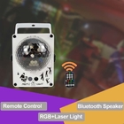 Hanging Iron Remote Control 50Hz Laser LED Disco Ball Light
