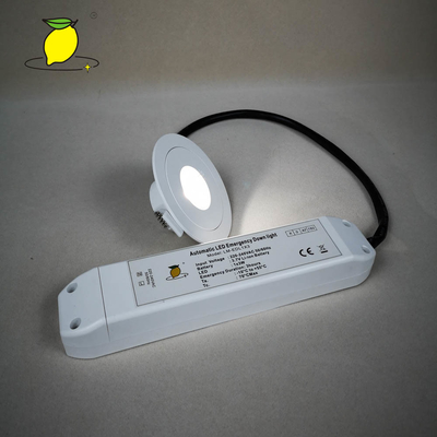 3W 50Hz LED Recessed Emergency Downlight With Conversion Kit