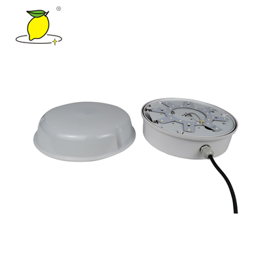 Plastic 6500K CRI 80 15 W IP65 Emergency LED Ceiling Light