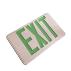 exit sign with emergency lighting rechargeable led light
