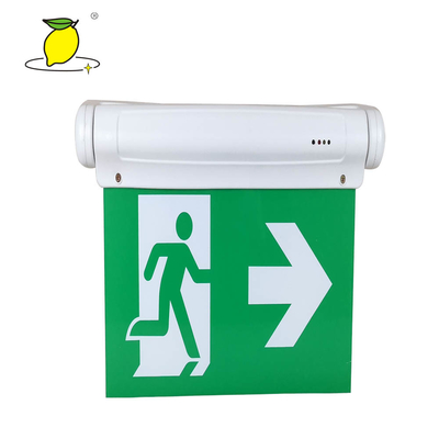 China  Factory Manufacture plastic emergency green exit sign lights big sale 2019