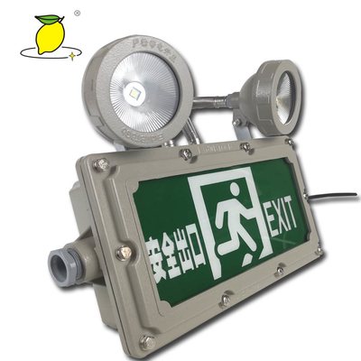 LED Twin Spot Emergency Lights Double Sign For Department Store / Hotel