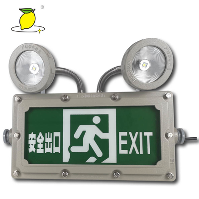 LED Twin Spot Emergency Lights Double Sign For Department Store / Hotel