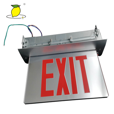 On sale Rechargeable LED Emergency Light Fire Emergency Exit sign led exit emergency sign