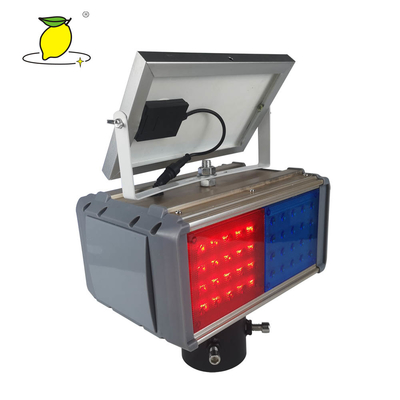 High Brightness Solar Barricade Warning Light Rechargeable For City Road