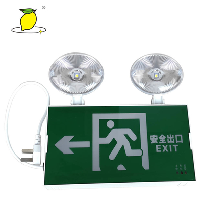 LED Twin Spot Emergency Lights , Fireproof Emergency Exit Lighting Fixtures
