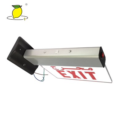 CUL UL Acrylic Glass Lens Material LED Exit Sign Emergency LED Lighting