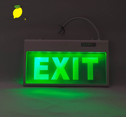 Reliable Recessed Emergency Exit Light , Ceiling Mounted Exit Sign