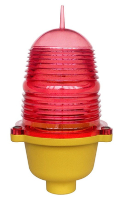 Outdoor Red LED Aviation Light IP65 For Wind Turbines / Tower / Bridge