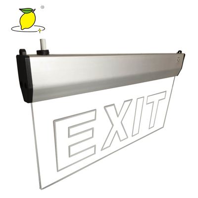 4w Plastic LED Emergency Exit Sign / Fire Safety Exit Signs CE ROHS