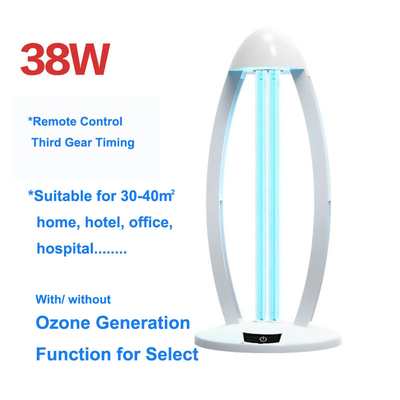 Clear Quartz Glass Tube UVC Disinfection Lamp / Office Ultraviolet Sterilization Lamp