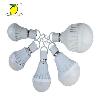 6500K Plastic LED Emergency Bulb 5W 15W Rechargeable