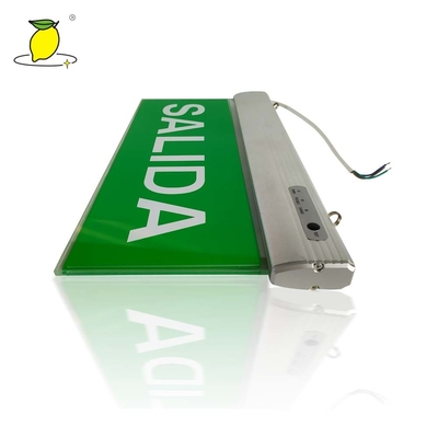50Hz LED Emergency Exit Sign Light Double Sides Lighted 5MM Acrylic