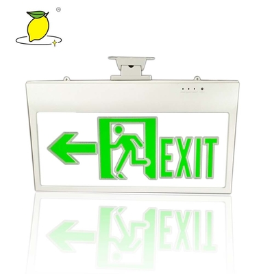 ABS Frame Engraved Pattern 50hz LED Emergency Exit Sign