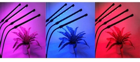 4 Heads USB Dimmable Blue 460nm LED Plant Grow Light