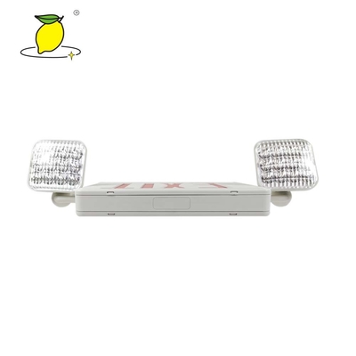 5 Hours RED Green LED Twin Spot Emergency Light