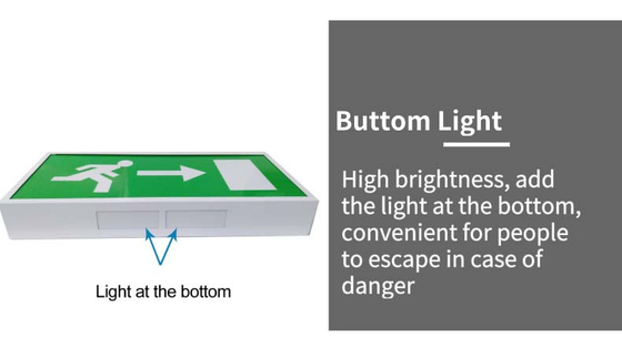 Pakistan customized fire safety exit signs sign light